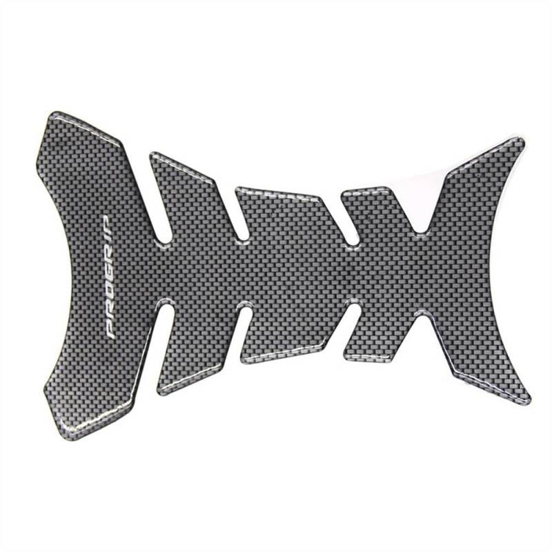 FVDHASVDO 1 Stück Universal-Motorrad-Carbonfaser-Tankpad-Schutz-Rennaufkleber Für von FVDHASVDO