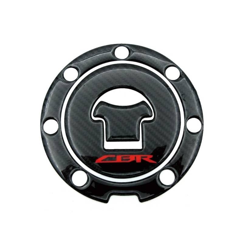 FVDHASVDO Motorrad-Kraftstofftank-Schutzaufkleber, Kohlefaser-Schutzaufkleber Für CBR600RR CBR 600RR 2003 2004(Black) von FVDHASVDO