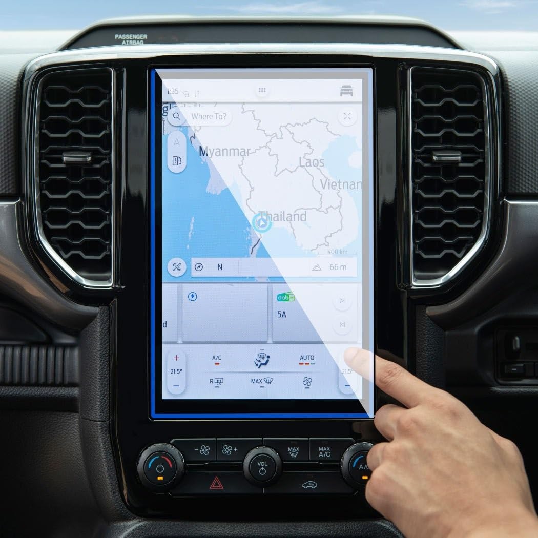 FVGOKMNA 10,1 Zoll Kompatibel Mit Ford Für Ranger XLT Für Sport 2022 2023 Auto GPS Navigation Center Bildschirm Innen Gehärtetes Glas Schutzfolie GPS Transparent Schutzfolie FVGOKMNA 10,1 Zoll Kompatibel Mit Ford Für Ranger XLT Für Sport 2022 2023 Auto GPS Navigation Center Bildschirm Innen Gehärtetes Glas Schutzfolie GPS Transparent Schutzfolie von FVGOKMNA