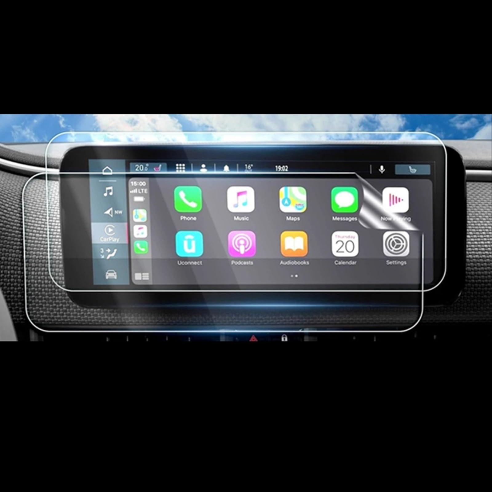 FVGOKMNA 2 Stück 10 Zoll Kompatibel Mit FIAT 500 E Für Uconnect 5 2022 Auto-GPS-Navigations-Center-Displayschutzfolie Auto-Innenraum-PET-Folie Scrren-Abdeckung GPS Transparent Schutzfolie FVGOKMNA 2 Stück 10 Zoll Kompatibel Mit FIAT 500 E Für Uconnect 5 2022 Auto-GPS-Navigations-Center-Displayschutzfolie Auto-Innenraum-PET-Folie Scrren-Abdeckung GPS Transparent Schutzfolie von FVGOKMNA