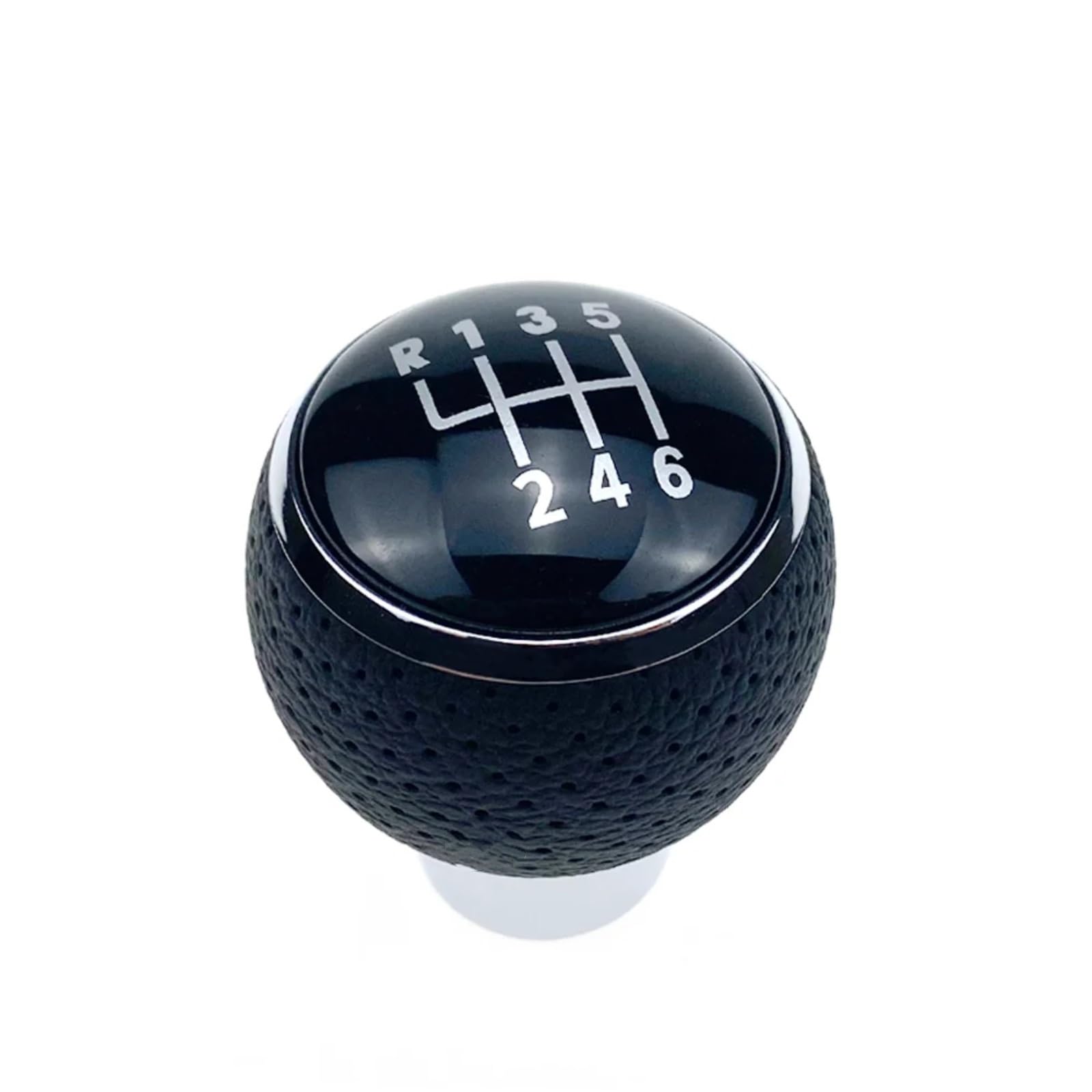 FVGOKMNA AUT Schalthebel Auto Kompatibel Mit Mitsubishi Für Lancer V3 V5 Auto 5 6 Gang Schaltknauf Kopf Stick Griff Schaltkopf Handball Autoteile Zubehör(6 Speed with Hole) von FVGOKMNA