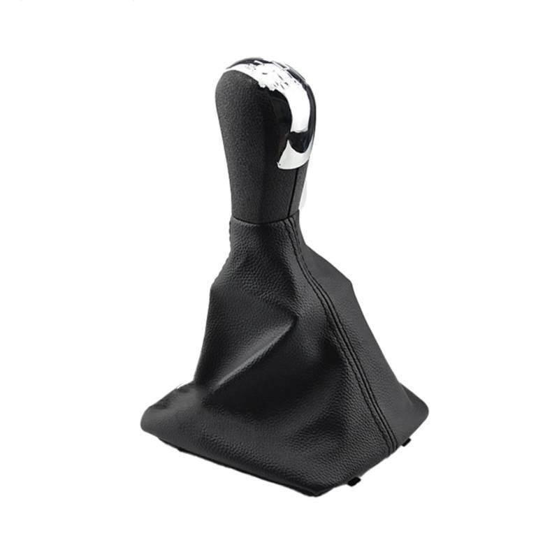 FVGOKMNA AUT Schalthebel Auto Kompatibel Mit Skoda Für Octavia 2 Für A5 A6 2004 2005 2006 2007 2008 2009 2010 2011 2012 2013 5/6-Gang-Schalthebel-Schaltknauf von FVGOKMNA