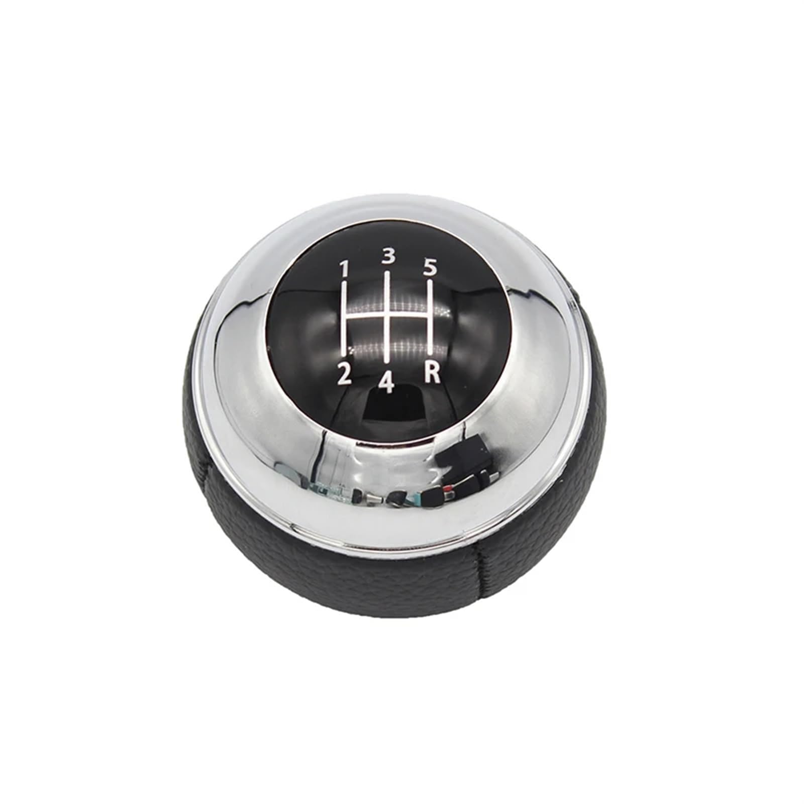 FVGOKMNA AUT Schalthebel Auto Kompatibel mit Mini Für Cooper R52 Für Cooper 2001-2008 5 6 Gang Auto Schaltknauf Kopf Stick Shifter Hebel Griff Handbuch(5 Speed) von FVGOKMNA