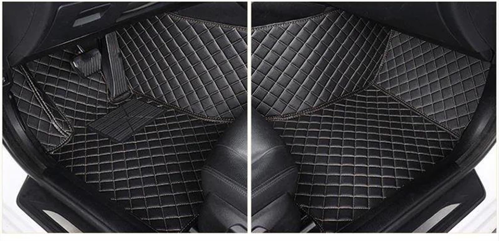 FVGOKMNA Auto Fußmatten Teppich Kompatibel Mit 3er E36 1990–2000 E46 E90 E92 Coupe E93 Custom 5-Sitzer Auto-Fußmatte Innenzubehör Teppich Anti-Rutsch-Matte(8) von FVGOKMNA