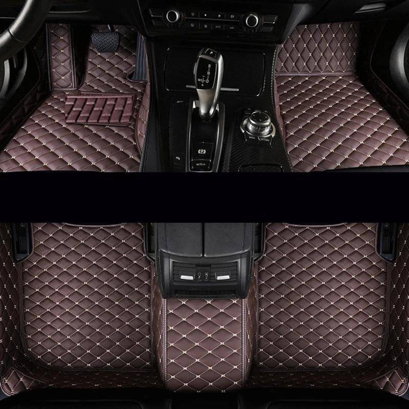 FVGOKMNA Auto Fußmatten Teppich Kompatibel Mit 5er F11 Tourer 2010 2011 2012 2013 2014 2015 2016 2017 Auto-Fußpolster, Innenzubehör, Auto-Fußmatten(10) von FVGOKMNA