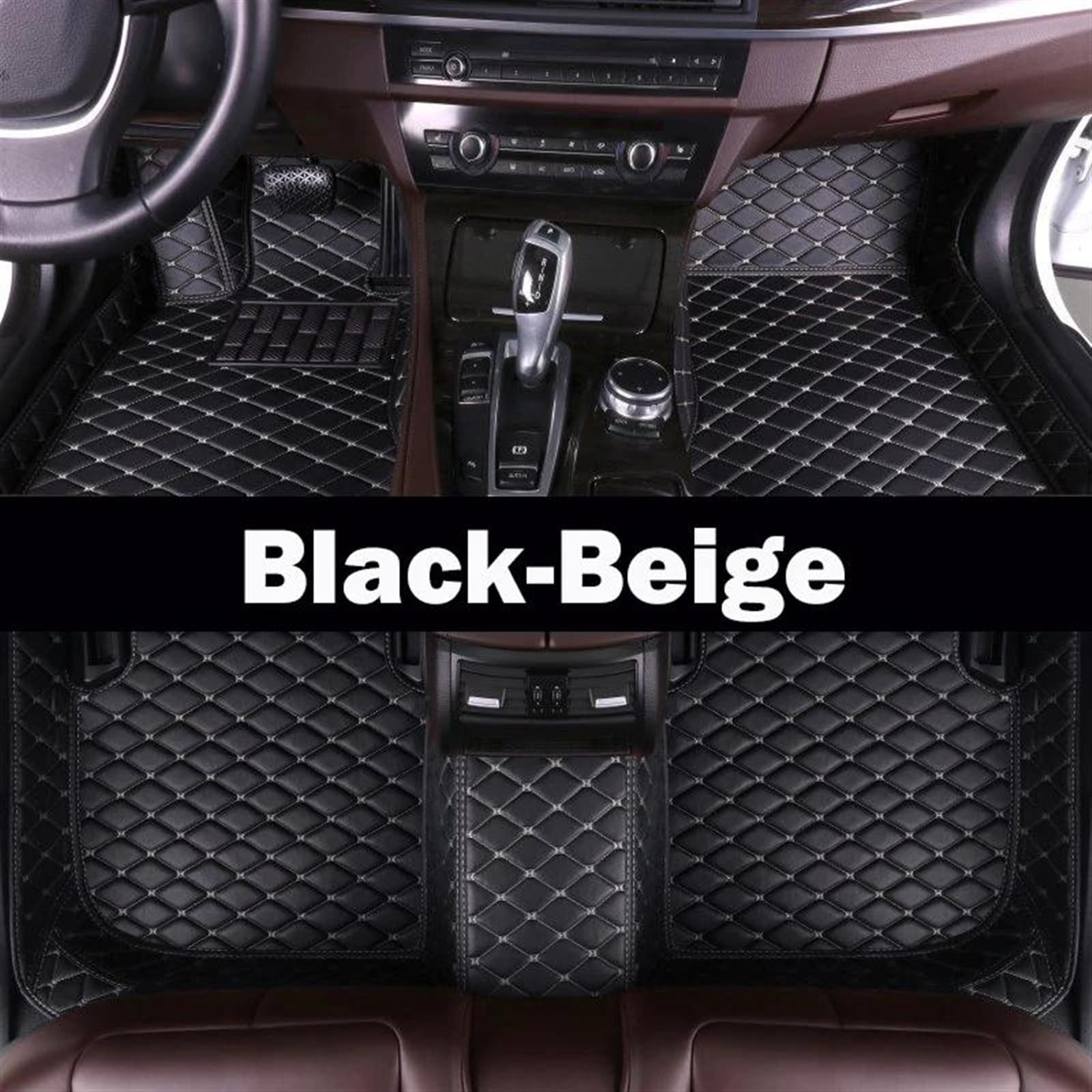 FVGOKMNA Auto Fußmatten Teppich Kompatibel Mit 5er F11 Tourer 2010 2011 2012 2013 2014 2015 2016 2017 Auto-Fußpolster, Innenzubehör, Auto-Fußmatten(4) von FVGOKMNA