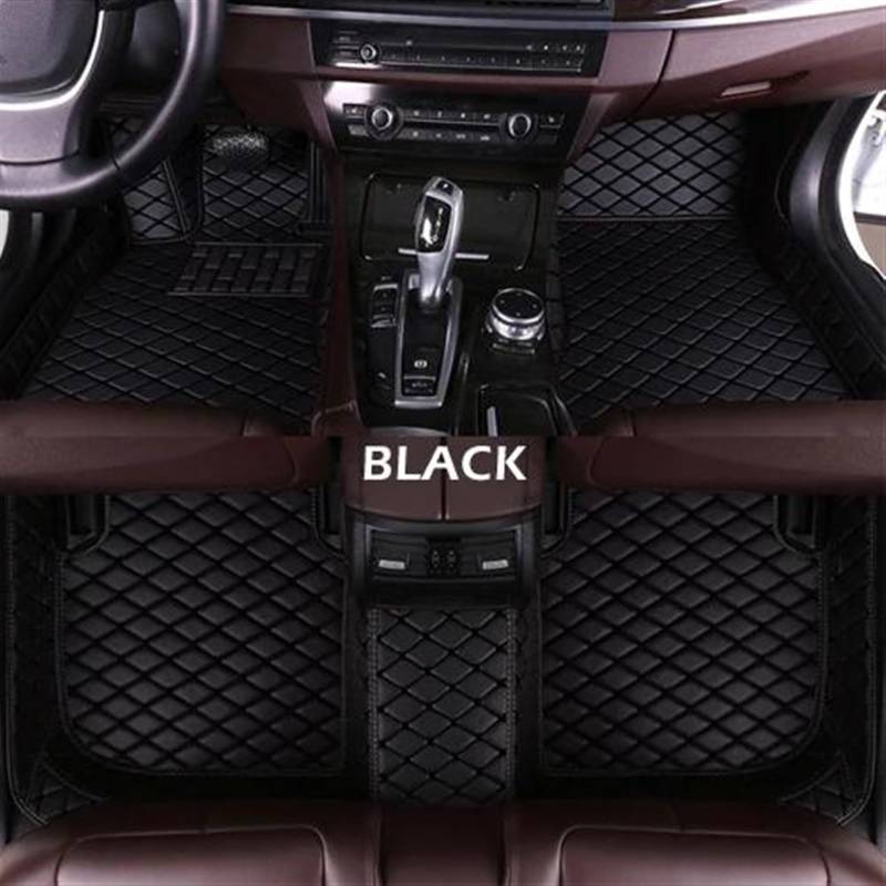FVGOKMNA Auto Fußmatten Teppich Kompatibel Mit A3 8P Sportback 2008 2009 2010 2012 2013 Auto-Fußpolster, Auto-Teppichbezug, Innenzubehör, Auto-Fußmatten(2) von FVGOKMNA