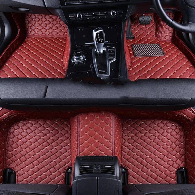 FVGOKMNA Auto Fußmatten Teppich Kompatibel Mit Fit Für Jazz 2007 2006 2005 2004 RHD Teppiche Auto-Fußmatten Ersatzteile Fußabdeckungen Teppiche Innenausstattung Autos Pads(4) von FVGOKMNA
