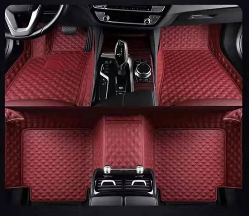 FVGOKMNA Auto Fußmatten Teppich Kompatibel Mit Fit Für Jazz 2014 2015 2016 2017 2018 5 Sitze, Auto-Teppich, Auto-Styling-Teppich, Armaturenbrett-Auto-Fußmatten, Innen-Anti-Rutsch-Matte(11) von FVGOKMNA