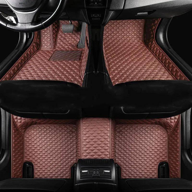 FVGOKMNA Auto Fußmatten Teppich Kompatibel Mit Fit Für Jazz 2014 2015 2016 2017 2018 5 Sitze, Auto-Teppich, Auto-Styling-Teppich, Armaturenbrett-Auto-Fußmatten, Innen-Anti-Rutsch-Matte(9) von FVGOKMNA
