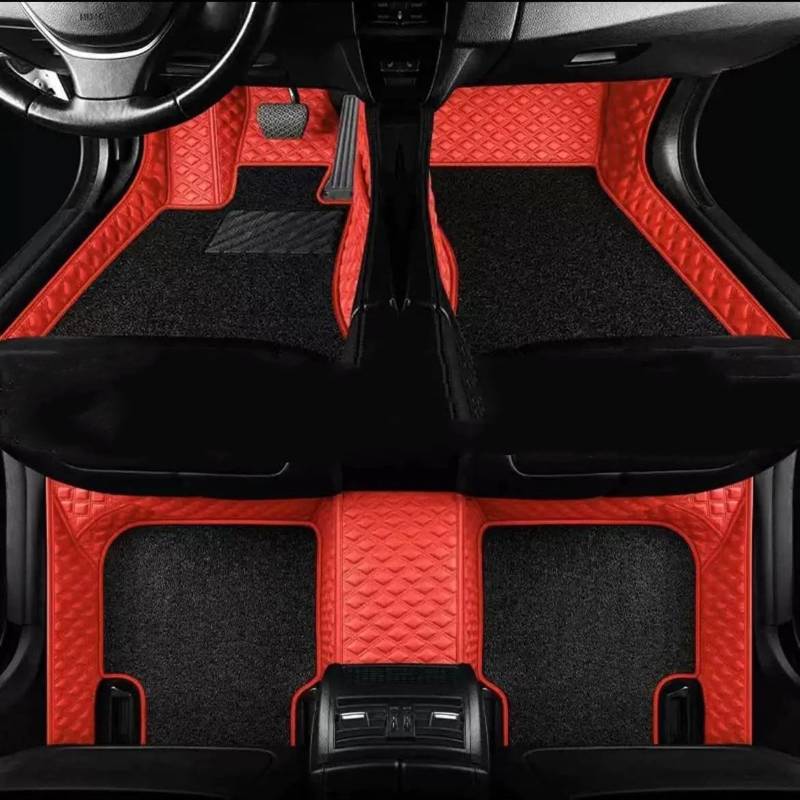 FVGOKMNA Auto Fußmatten Teppich Kompatibel Mit Ford Für Kuga Für Escape Facelift 2019 2018 2017 2016 2015 2014 2013 Auto-Fußmatten Teppiche Armaturenbrettmatten Auto-Innenausstattung(color1) von FVGOKMNA
