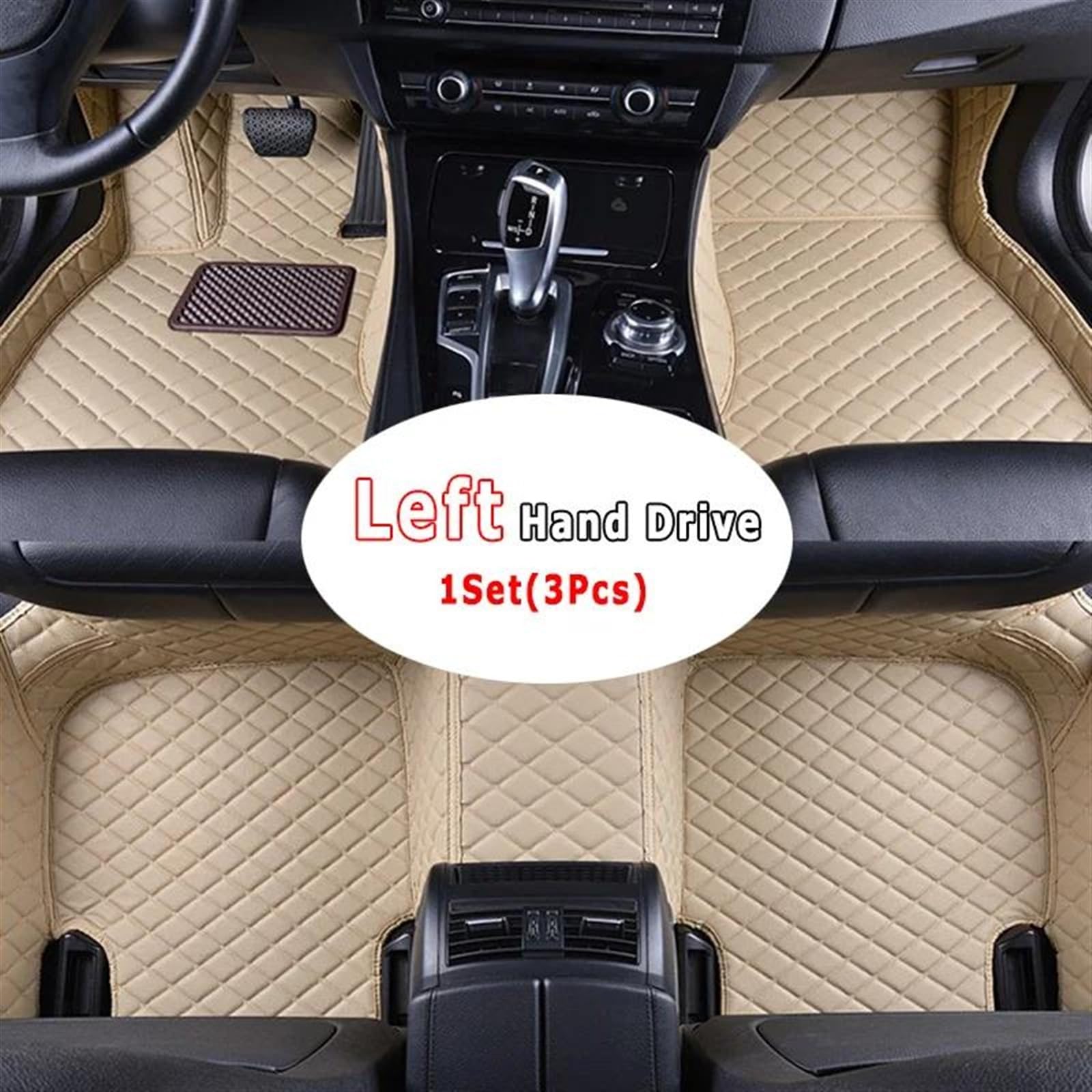FVGOKMNA Auto Fußmatten Teppich Kompatibel Mit Ford Für Ranger 2022 2021 2020 2019 2018 2017 2016 2015 2014 2013 2012 2023 Teppiche Auto-Fußmatten Teppich Auto-Innenausstattung(2) von FVGOKMNA