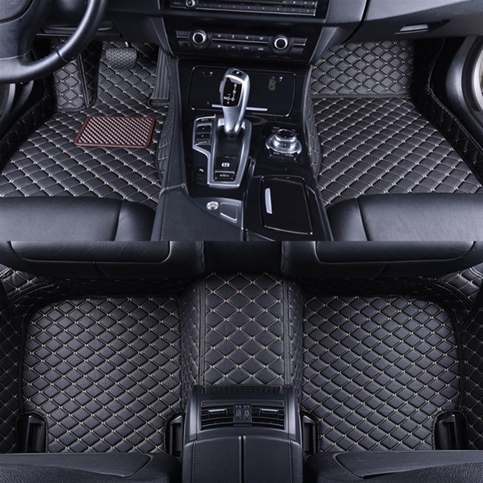 FVGOKMNA Auto Fußmatten Teppich Kompatibel Mit Ford Für Ranger 2022 2021 2020 2019 2018 2017 2016 2015 2014 2013 2012 2023 Teppiche Auto-Fußmatten Teppich Auto-Innenausstattung(3) von FVGOKMNA