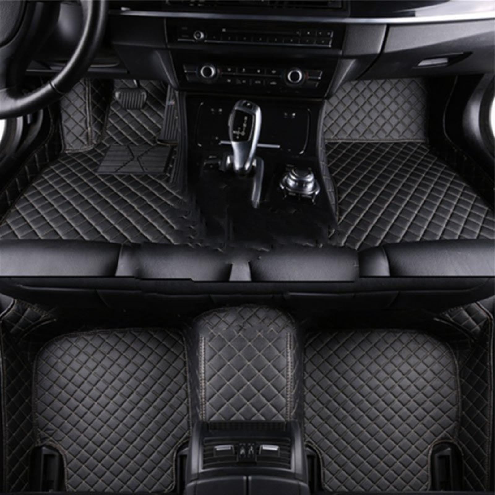 FVGOKMNA Auto Fußmatten Teppich Kompatibel Mit Ford Für Ranger 2022 2021 2020 2019 2018 2017 2016 2015 2014 2013 2012 2023 Teppiche Auto-Fußmatten Teppich Auto-Innenausstattung(color1) von FVGOKMNA