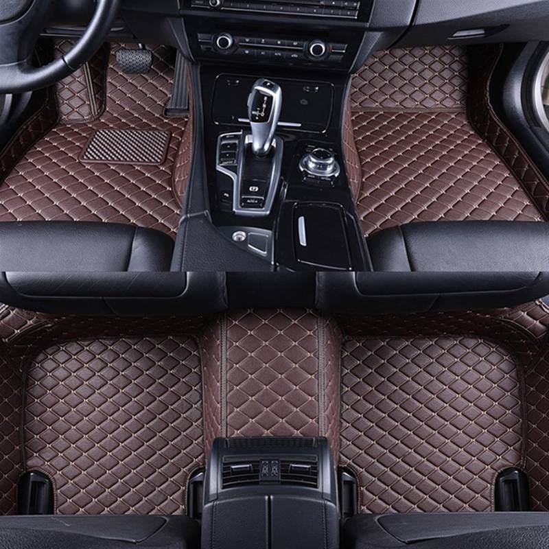 FVGOKMNA Auto Fußmatten Teppich Kompatibel Mit Hyundai Für Verna Für Solaris Für Accent 2017 2018 2019 2020 2021, wasserdichte Teppiche, Auto-Fußmatten, Auto-Innenausstattung(6) von FVGOKMNA