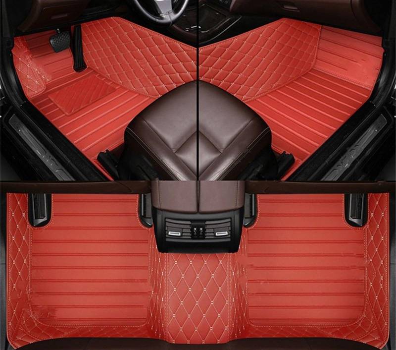 FVGOKMNA Auto Fußmatten Teppich Kompatibel Mit Jeep Für Compass 2012 2013 2014 2015 2016 2017 2007 2008 2009 2010 2011 Auto-Fußmatten, Auto-Fußpolster, Teppichabdeckung(9) von FVGOKMNA