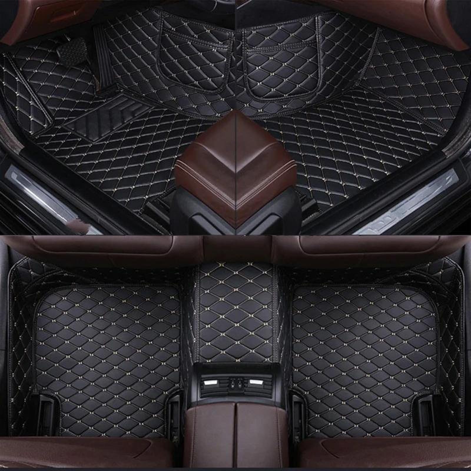 FVGOKMNA Auto Fußmatten Teppich Kompatibel Mit Lexus ES ES300h 2018 2019 2020 2021 2022, Individuell Gestaltete Auto-Fußmatten, Autozubehör, Innenteppich, Fußraummatten(5) von FVGOKMNA