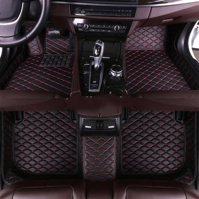 FVGOKMNA Auto Fußmatten Teppich Kompatibel Mit Mercedes Für Benz G-Klasse W463 2010 2011 2012 2013 2015 2016 2017 2018 Teppich Auto-Fußmatten Custom 4 Türen Auto-Fußpolster(6) von FVGOKMNA