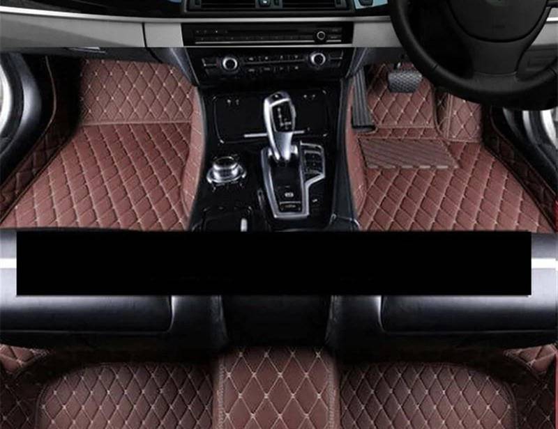 FVGOKMNA Auto Fußmatten Teppich Kompatibel Mit Panamera 970 Chassis G1 SWB 2009 2010 2011 2012 2013 4-Sitzer Automatten Boden Anti-Schmutz-Auto-Fußmatten Autozubehör(RHD,7) von FVGOKMNA