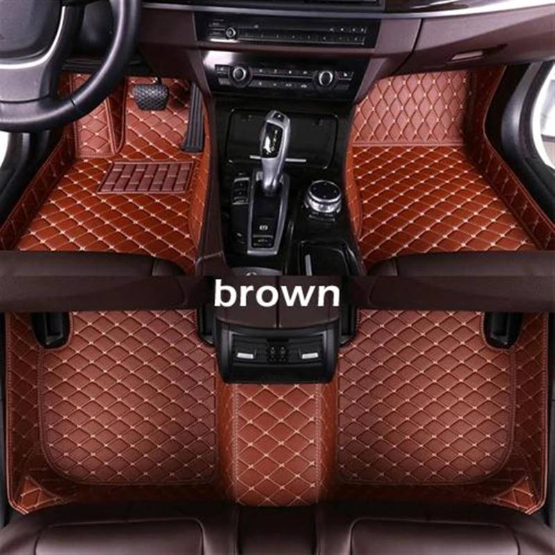 FVGOKMNA Auto Fußmatten Teppich Kompatibel Mit Q7 2006 2007 2008 2009 2010 2011 2012 2013 2014 2015 Auto-Fußmatten, Individuelle Fußpolster, Automobil, 7 Sitze, Rutschfester Teppich(7) von FVGOKMNA