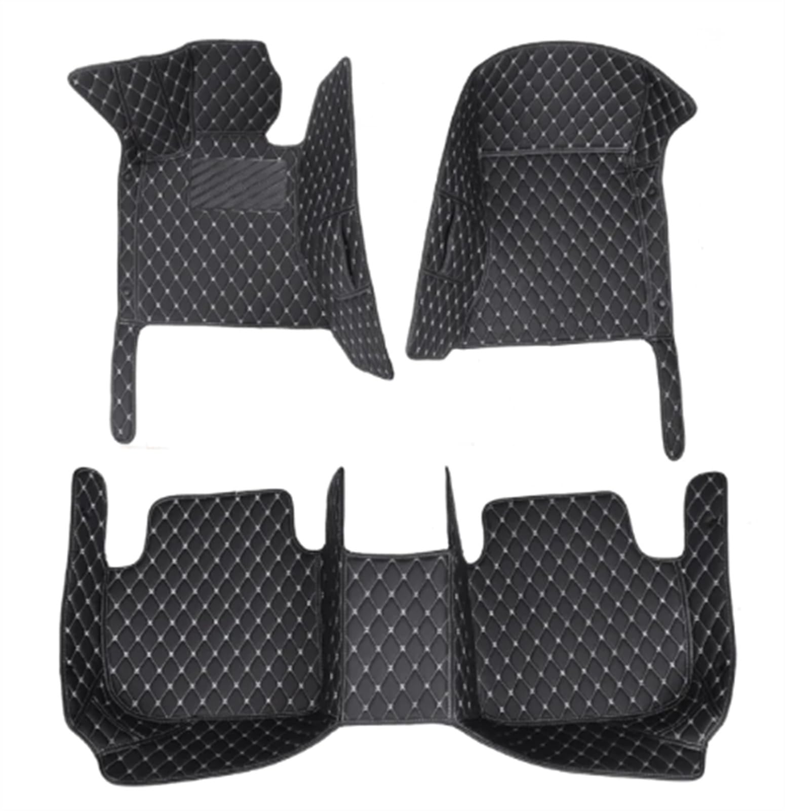 FVGOKMNA Auto Fußmatten Teppich Kompatibel Mit SEAT Für Leon 5F 2013 2014 2015 2016 2017 2018 2019 2020 Auto-Fußmatten, Auto-Innenausstattung, Teppiche, Fußpolster, Teppiche(2) von FVGOKMNA