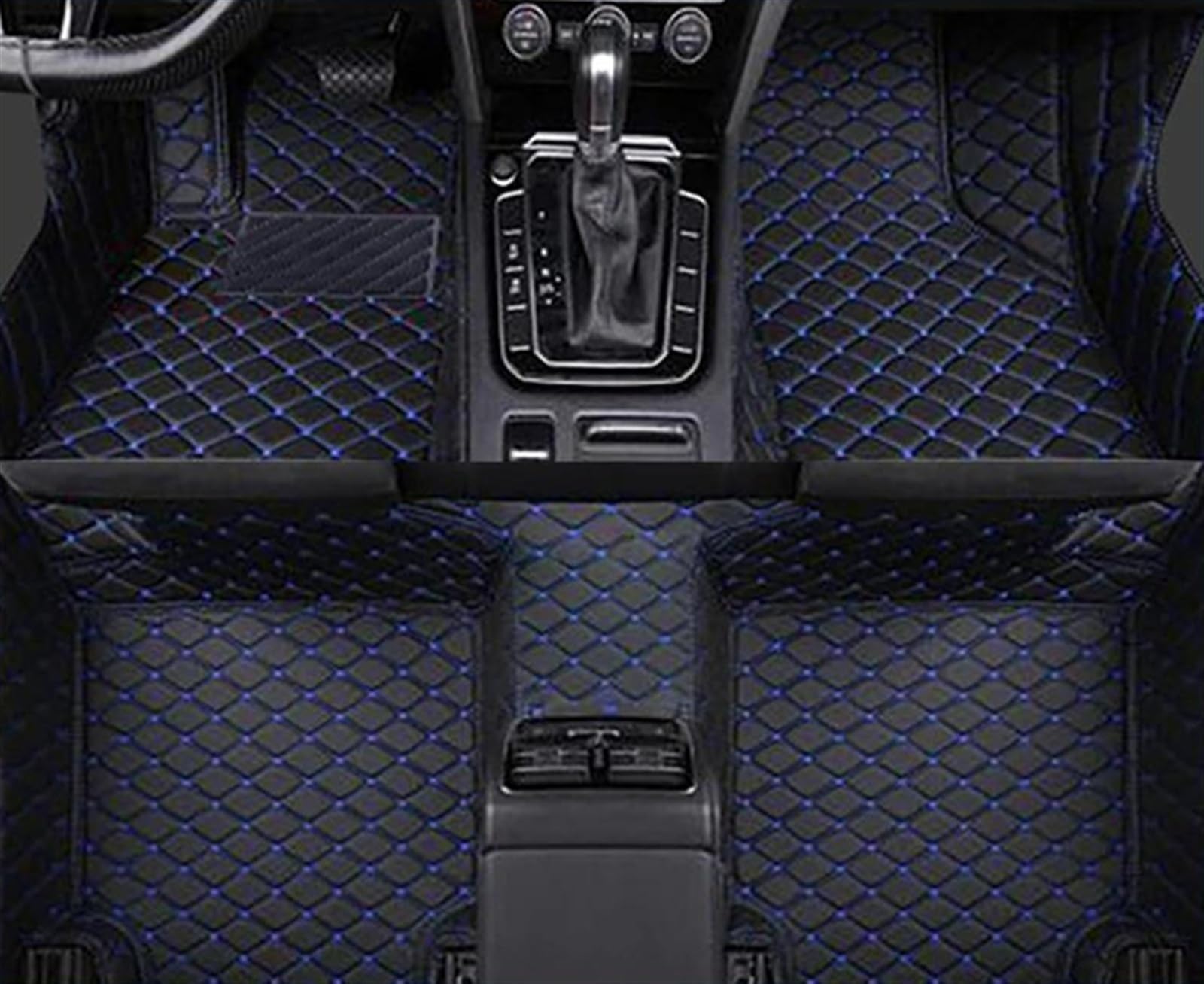 FVGOKMNA Auto Fußmatten Teppich Kompatibel Mit Skoda Für Karoq 2018 2019 2020 Auto-Fußmatten, Individuelle Auto-Fußpolster, Teppichabdeckung, Innenzubehör, Schutzpolster(3) von FVGOKMNA