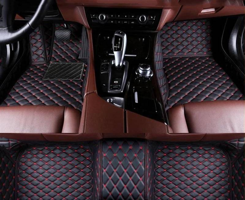 FVGOKMNA Auto Fußmatten Teppich Kompatibel Mit SsangYong Für Rexton 2008 2009 2010 2011 Fünf-Sitzer-Auto-Fußmatten, Individuelle Auto-Fußpolster, Teppichbezug, Anti-Rutsch-Matte(6) von FVGOKMNA