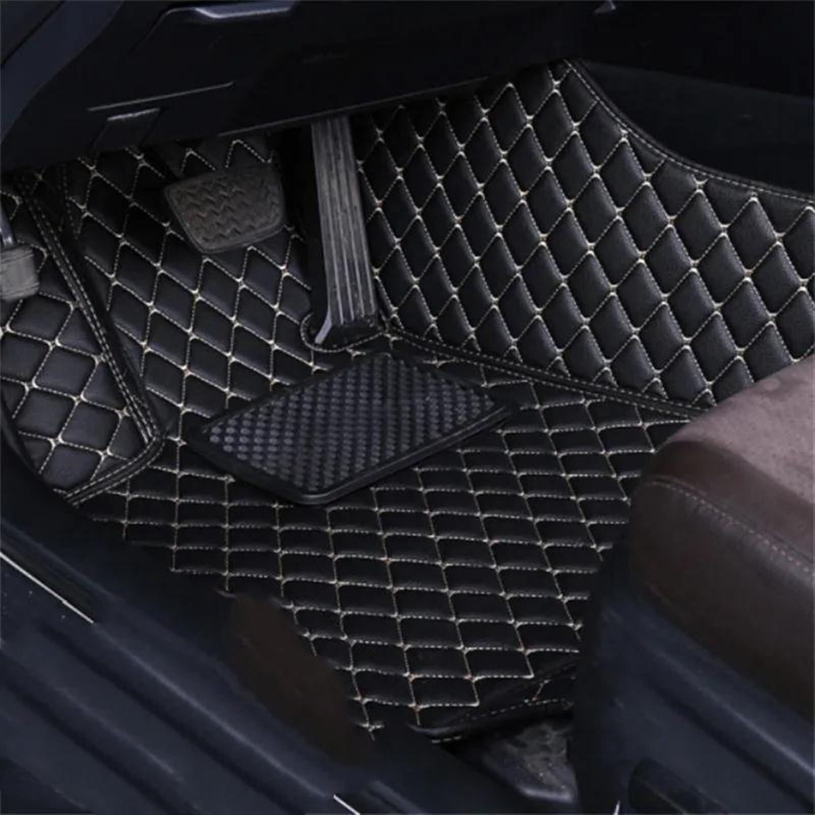 FVGOKMNA Auto Fußmatten Teppich Kompatibel Mit Toyota Für Prius 2006 2007 2008 2009 2010 2011 Teppiche Auto-Fußmatten Teppich Auto-Innenzubehör Anti-Rutsch-Fußraummatten(10) von FVGOKMNA