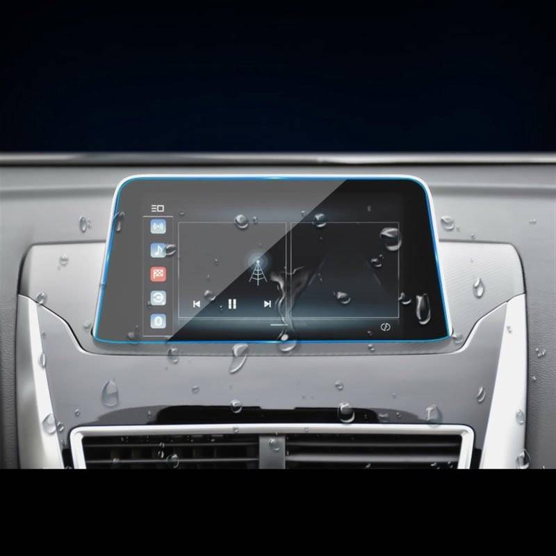 FVGOKMNA Auto GPS-Navigation Gehärtetes Glas Displayschutzfolie Stahl Portective Film Refit Kompatibel Mit Mitsubishi Für Eclipse Für Cross 2018 2019 GPS Transparent Schutzfolie von FVGOKMNA