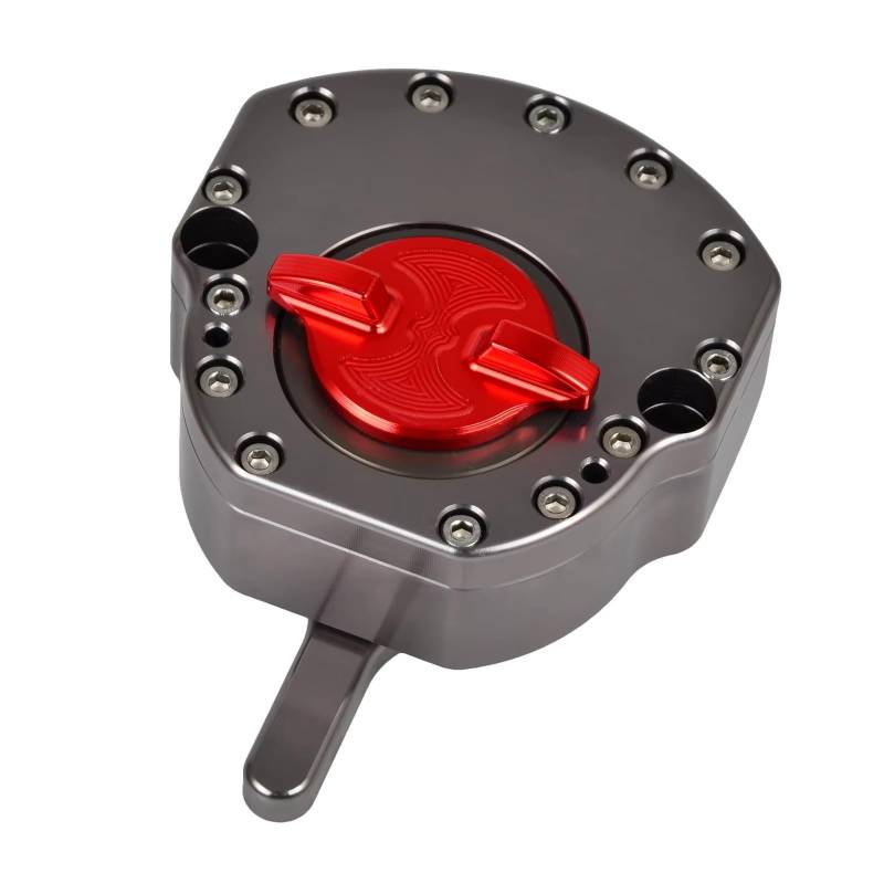 FVGOKMNA Kompatibel Mit Aprilia Für RSV4 2009 2010–2011 Für Dorsoduro 2009 Lenkungsstabilisator Lenkungsdämpfer Absorber Richtung Lenkungsdämpfer Stabilisator(Dark Grey) von FVGOKMNA