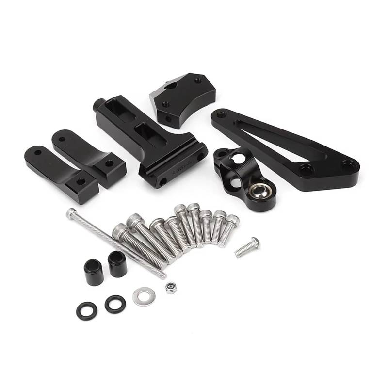 FVGOKMNA Kompatibel Mit CB1300 2003 2004 2005 2006 2007 2008 2009 2010-2011 CNC-Aluminium-Motorradzubehör Dämpferlenkung Stabilisieren Lenkungsdämpfer Stabilisator(Bracket) von FVGOKMNA