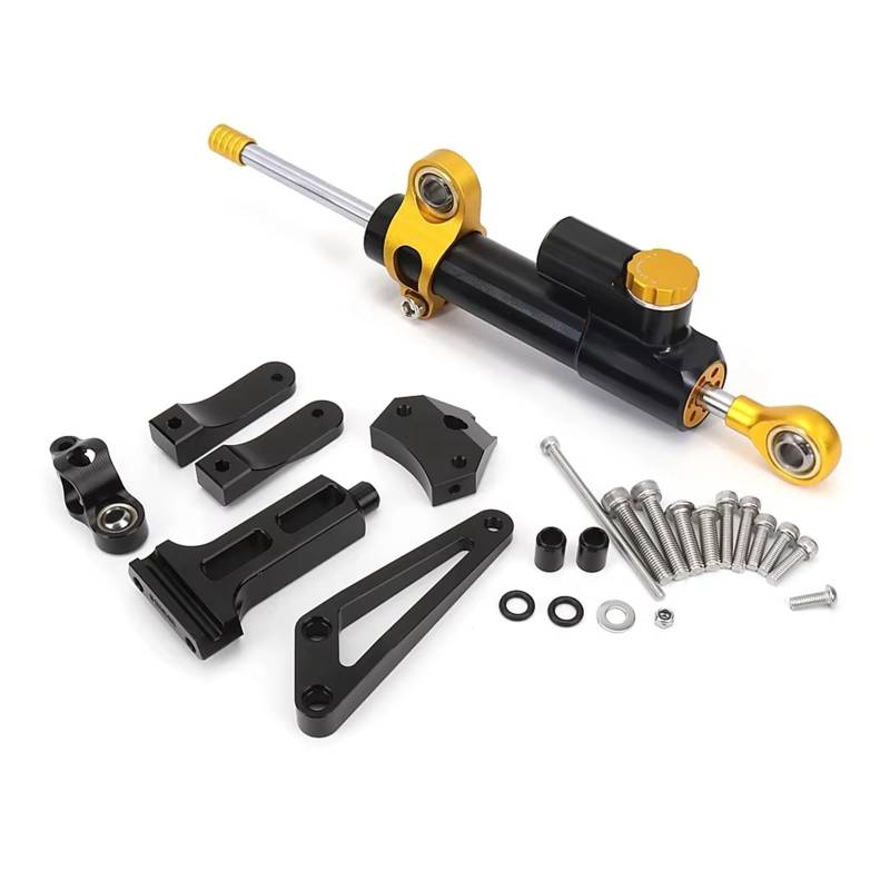 FVGOKMNA Kompatibel Mit CB1300 2003 2004 2005 2006 2007 2008 2009 2010-2011 CNC-Aluminium-Motorradzubehör Dämpferlenkung Stabilisieren Lenkungsdämpfer Stabilisator(Set 2) von FVGOKMNA