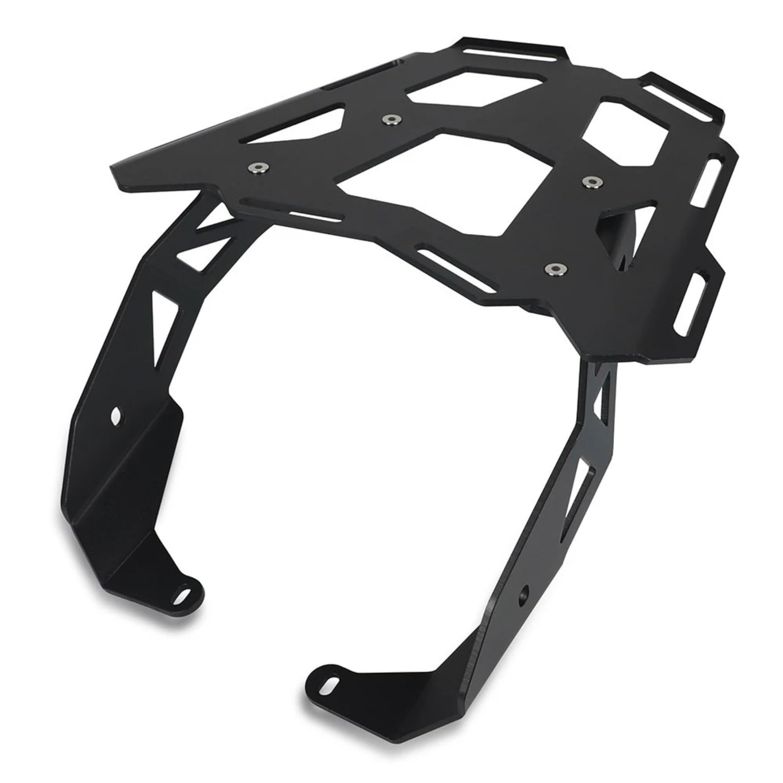 FVGOKMNA Kompatibel Mit CRF1100L 2019 2020 2021 Topplate Edelstahl-Unterstützungshalterung Topplate Edelstahl-Unterstützungshalterungszubehör Motorrad-Gepäckträger(Black) von FVGOKMNA