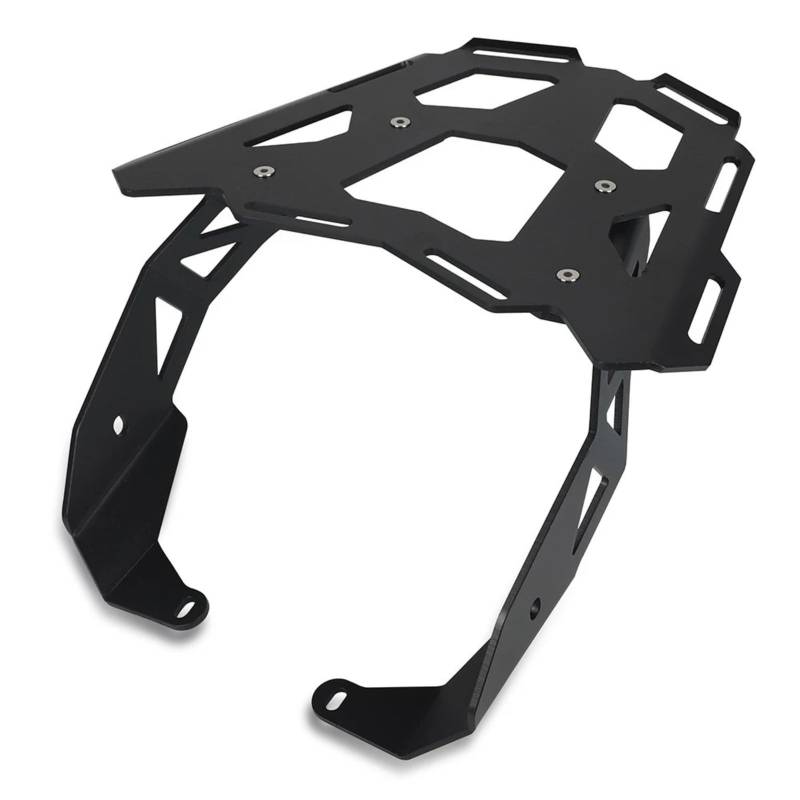 FVGOKMNA Kompatibel Mit CRF1100L 2019 2020 2021 Topplate Edelstahl-Unterstützungshalterung Topplate Edelstahl-Unterstützungshalterungszubehör Motorrad-Gepäckträger(Black) von FVGOKMNA
