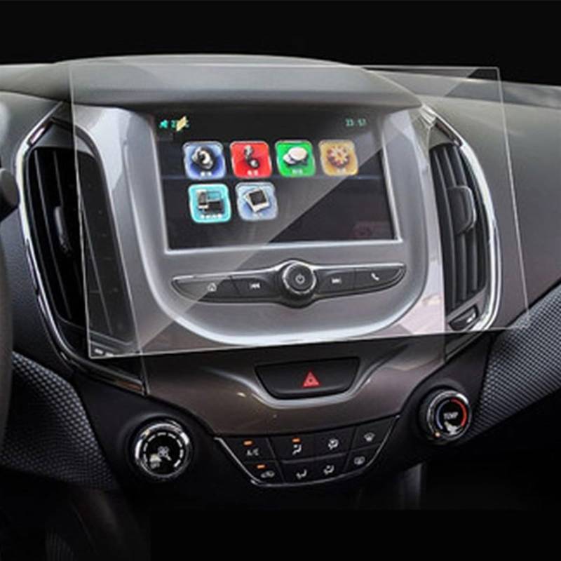 FVGOKMNA Kompatibel Mit Chevrolet Für Cruze 2013–2016 2017 2018, Innen-Auto-GPS-Navigations-Displayschutzfolie Aus Gehärtetem Glas GPS Transparent Schutzfolie(2015-2016) von FVGOKMNA