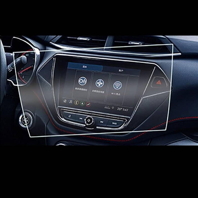 FVGOKMNA Kompatibel Mit Chevrolet Für Trailblazer 2019 2020 2021, Autoradio-Navigation, GPS-Folie, Gehärtetes Glas, Displayschutzfolie, Scrren-Abdeckung GPS Transparent Schutzfolie von FVGOKMNA