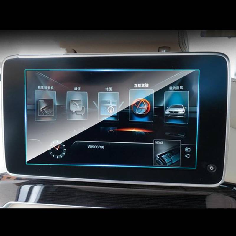 FVGOKMNA Kompatibel Mit F01 F03 Serie 7 2009 2010 2011 2012 2013 2014 2015 Auto-Innenraum-GPS-Navigationsfolie LCD-Bildschirm-Schutzfolie Refit GPS Transparent Schutzfolie(2) von FVGOKMNA