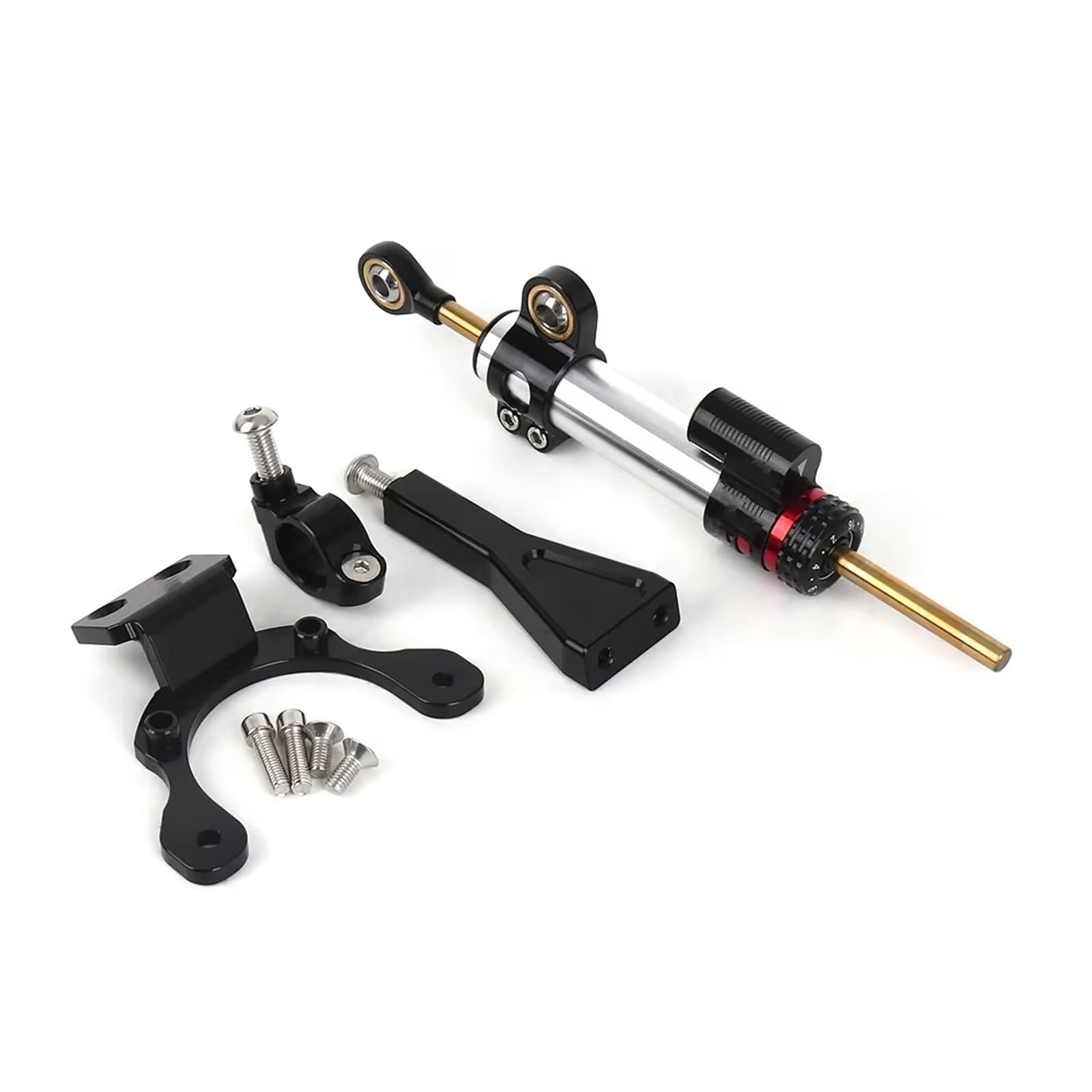 FVGOKMNA Kompatibel Mit Für Z900 2020 2021 2022 2023 2024 Motorrad-Lenkungsdämpferhalterung Stabilisator-Montagesatz Aluminium Lenkungsdämpfer Stabilisator(F) von FVGOKMNA