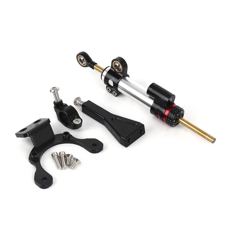 FVGOKMNA Kompatibel Mit Für Z900 2020 2021 2022 2023 2024 Motorrad-Lenkungsdämpferhalterung Stabilisator-Montagesatz Aluminium Lenkungsdämpfer Stabilisator(F) von FVGOKMNA