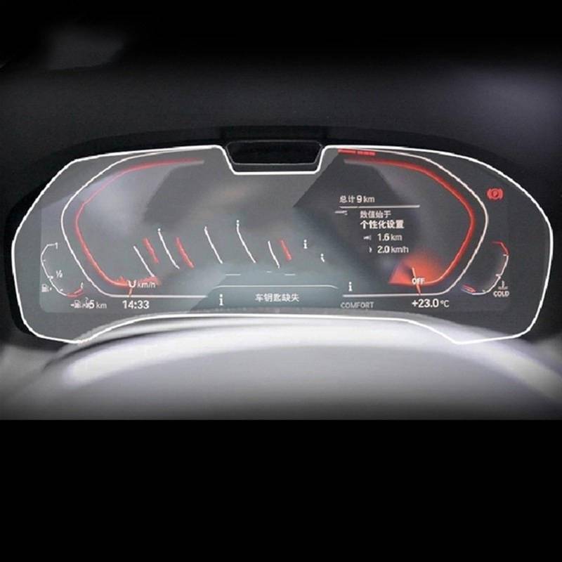 FVGOKMNA Kompatibel Mit G01 G02 X3 X4 2022, Auto-GPS-Navigationsfolie, LCD-Bildschirm, Gehärtetes Glas, Schutzfolie, Anti-Fingerabdruck-Folie, Refit GPS Transparent Schutzfolie(2020) von FVGOKMNA