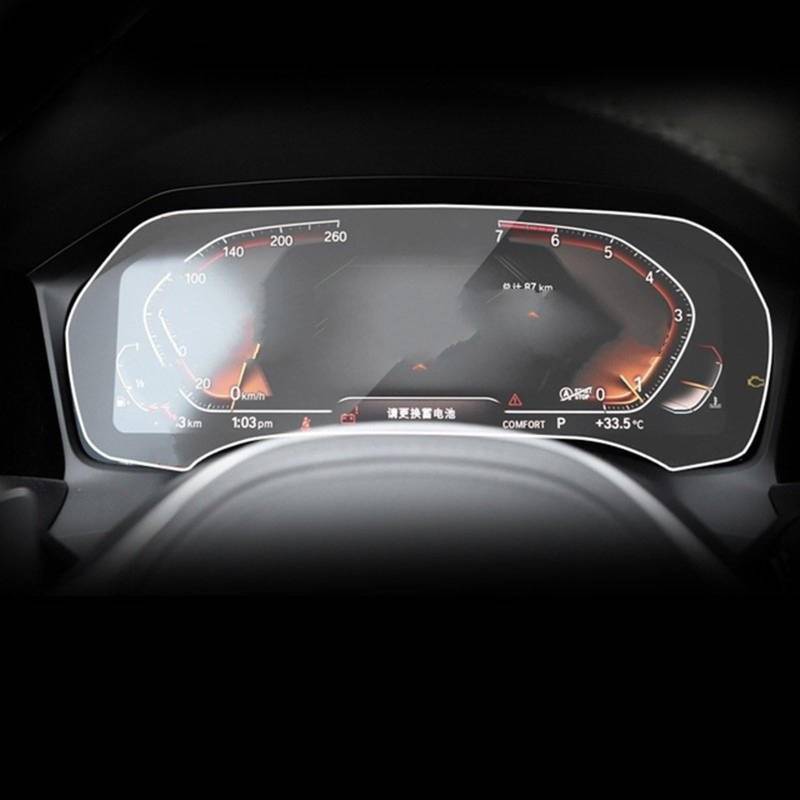 FVGOKMNA Kompatibel Mit G01 G02 X3 X4 2022, Auto-GPS-Navigationsfolie, LCD-Bildschirm, Gehärtetes Glas, Schutzfolie, Anti-Fingerabdruck-Folie, Refit GPS Transparent Schutzfolie(2020 2021) von FVGOKMNA
