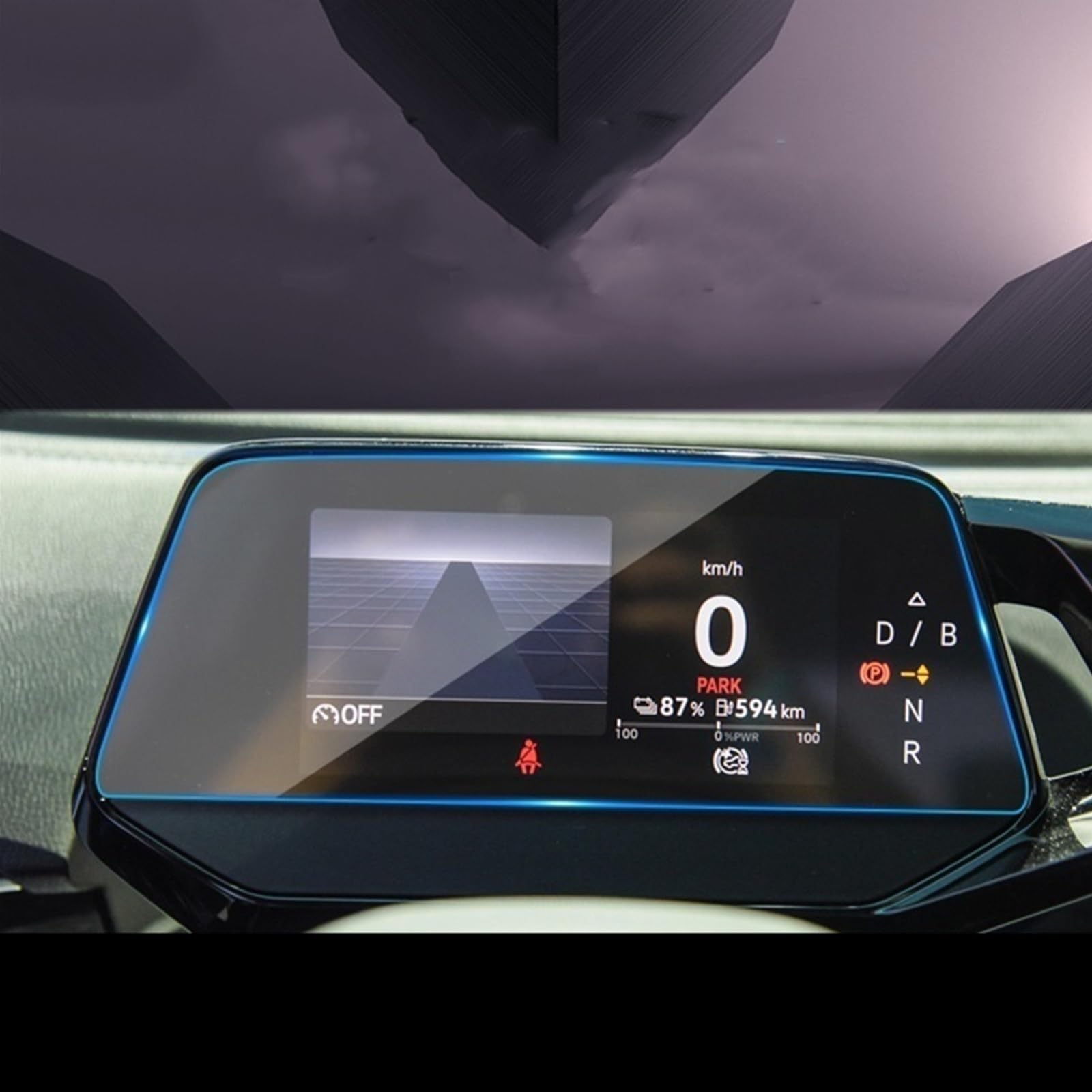 FVGOKMNA Kompatibel Mit ID.6 ID.6X 2020 2021, Armaturenbrett, GPS, Navigationsbildschirm, Gehärtetes Glas, Schutzfolie, Auto-Innenaufkleber, Transparent GPS Transparent Schutzfolie(3) von FVGOKMNA