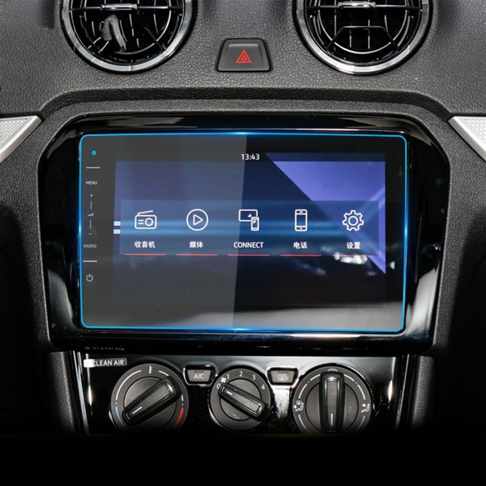 FVGOKMNA Kompatibel Mit J&etta VA3 2019, Automobil-Innenraum, GPS-Navigationsfolie, LCD-Bildschirm, Gehärtetes Glas, Schutzfolie, Anti-Fingerabdruck-Folie GPS Transparent Schutzfolie FVGOKMNA Kompatibel Mit J&etta VA3 2019, Automobil-Innenraum, GPS-Navigationsfolie, LCD-Bildschirm, Gehärtetes Glas, Schutzfolie, Anti-Fingerabdruck-Folie GPS Transparent Schutzfolie von FVGOKMNA