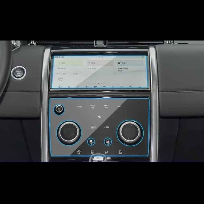 FVGOKMNA Kompatibel Mit Land Für Rover Für Defender P400 HSE 2020, Auto-GPS-Navigationsbildschirm, Gehärtetes Glas, Schutzfolie, Auto-Innenaufkleber GPS Transparent Schutzfolie(2) von FVGOKMNA