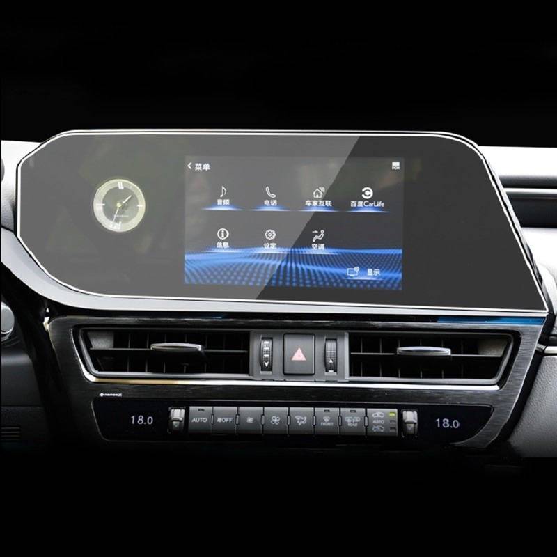 FVGOKMNA Kompatibel Mit Lexus Für ES 200h 260h 300h 2021 2022 2023 Auto-GPS-Navigationsschutzfolie LCD-Bildschirm TPU-Folie Displayschutzfolie GPS Transparent Schutzfolie(Style B for LHD) von FVGOKMNA