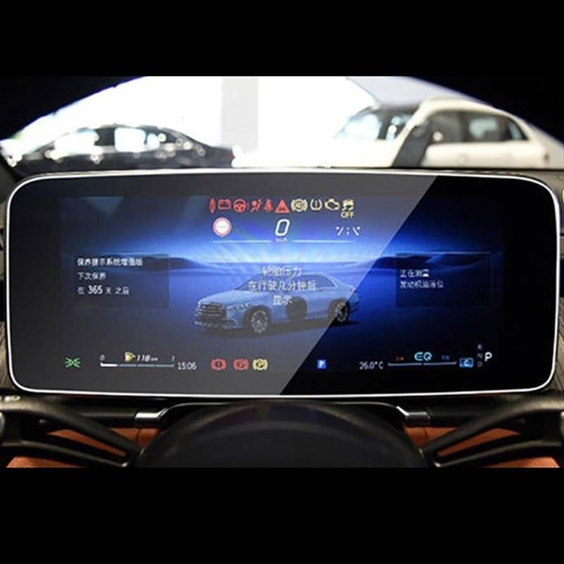 FVGOKMNA Kompatibel Mit Mercedes Für Benz Für A-Serie E-Serie C-Serie S-Serie GPS-Navigation Gehärtetes Glas Schutzfolie Auto-Innenaufkleber GPS Transparent Schutzfolie(6) von FVGOKMNA