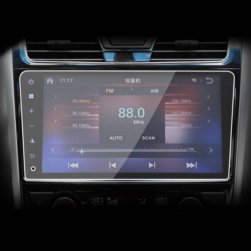 FVGOKMNA Kompatibel Mit Nissan Für Teana Für Altima 2016 2017 2018, Auto-GPS-Navigationsfolie, LCD-Bildschirm, Gehärtetes Glas, Schutzfolie Für Innenteile GPS Transparent Schutzfolie von FVGOKMNA