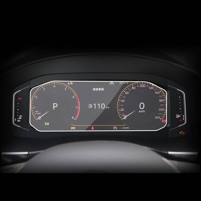 FVGOKMNA Kompatibel Mit Viloran 2020 2021 2022, Auto-GPS-Navigationsfolie, LCD-Bildschirm, Gehärtetes Glas, Schützende Anti-Fingerabdruck-Folie, Refit GPS Transparent Schutzfolie(Speedometer Film) von FVGOKMNA