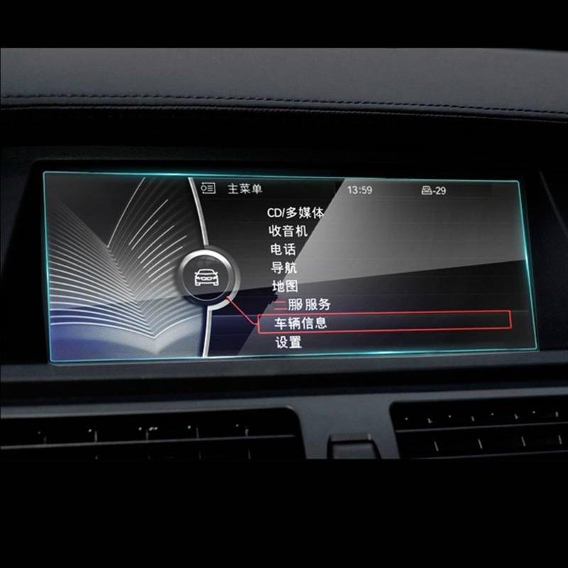 FVGOKMNA Kompatibel Mit X5 E70 2008–2013 Für X6 E71 2008 2009 2010 2011 2012 2013 2014 2015 Auto-GPS-Navigationsfolie LCD-Display-Schutzfolie GPS Transparent Schutzfolie(1PCS) von FVGOKMNA