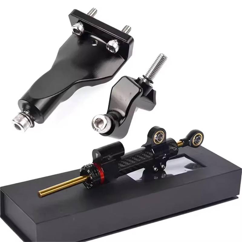 FVGOKMNA Kompatibel Mit Yamaha Für R25 Für R3 2021 2023 2022 2024 Motorrad-Frontend-Lenkungsdämpfer-Stabilisator-Stoßdämpfer-Montagehalterungs-Unterstützungssatz Lenkungsdämpfer Stabilisator(20) von FVGOKMNA